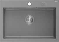 Mexen Elix évier en granit 1 bac 700 x 500 mm, gris