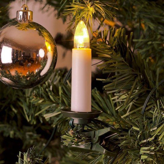 Konstsmide 1009-020 Kerstboomverlichting - 35 LED - Warmwit - 5m - Groen