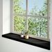 vidaXL - Vensterbanken - 2 st - 120x25x2 cm - massief eikenhout - bruin-zwart