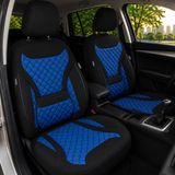 Bremer Sitzbezüge VW Crafter Autostoelhoezen Zwart/Blauw (BJ vanaf 2017)