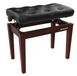 Audibax KB500RW Piano/Keyboard Bench Adjustable Controller. Padded. Rosewood
