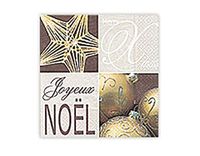 SERV.LUNCH JOYEUX NOEL 33x33cm. -20u.-