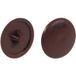 Häfele Cache PZ2 pour vis pour plaques de serrage avec empreinte cruciforme, brun - RAL 8007