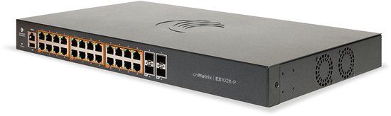 Cambium Networks EX1028-P Managed L2/L3 Gigabit Ethernet PoE+ Switch