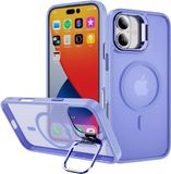 Selected by GSMpunt.nl Apple iPhone 16 Hoesje MagSafe Back Cover met Camera Stand Licht Paars