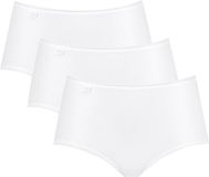 Sloggi Slip Set van 3 - Vrouwen - Wit - Effen - 88% polyamide, 12% elastaan - Maxi slip - 5XL