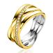 ZINZI Verguld Zilveren Ring ZIR1790Y