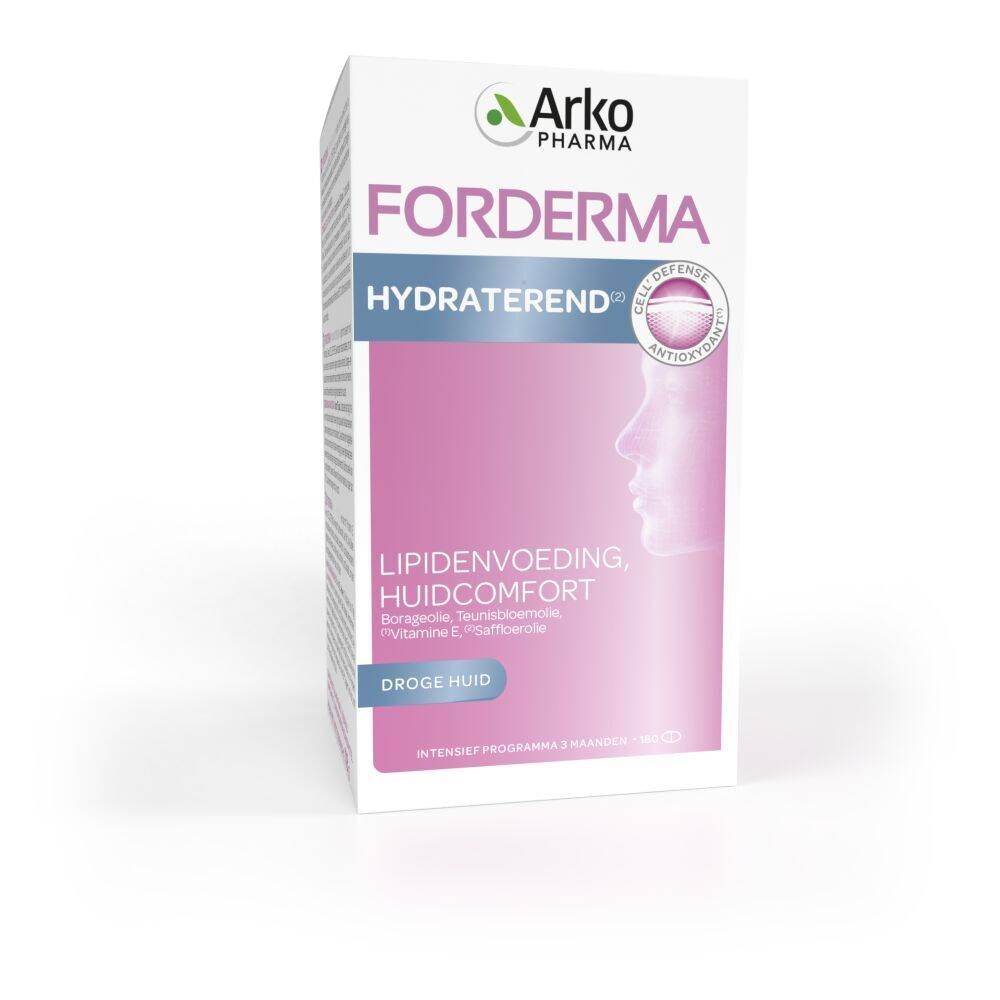 Arkopharma Arkopharma Forderma Hydraterend 180 capsules