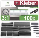 Quadrios Krimpkous assortiment Zwart Krimpverhouding:3:1 1 set(s)
