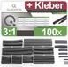 Quadrios Krimpkous assortiment Zwart Krimpverhouding:3:1 1 set(s)