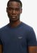 Superdry Essential Gestapeld Logo Geborduurde T-shirt Heren L Klassiek marineblauw/Geel