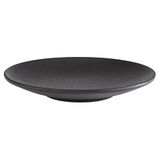 APS 85063 bord NERO, Ø 21 cm, hoogte 3 cm, melamine, zwart