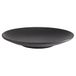 APS 85063 bord NERO, Ø 21 cm, hoogte 3 cm, melamine, zwart