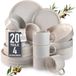 Moritz & Moritz CASTELLO 20-delige serviesset voor 4 personen, beige