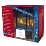 Konstsmide 4623-103 LED hightech systeem uitbreiding, lichtnet, voor buiten (IP44), 208 warmwitte diodes, transparante kabel