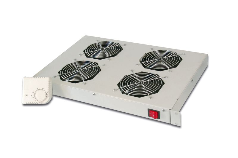 DIGITUS PROFESSIONAL Cooling Unit for 19" Installation - DN-19 FAN-4-HO