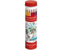 Caran d'Ache Swisscolor Kleurpotloden met Poster - 18 Stuks