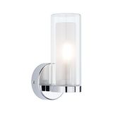 Paulmann 71076 wandlamp Selection Bathroom Luena IP44 E14 230V max. 20W dimbaar chroom, glas eenlamps badkamerlamp