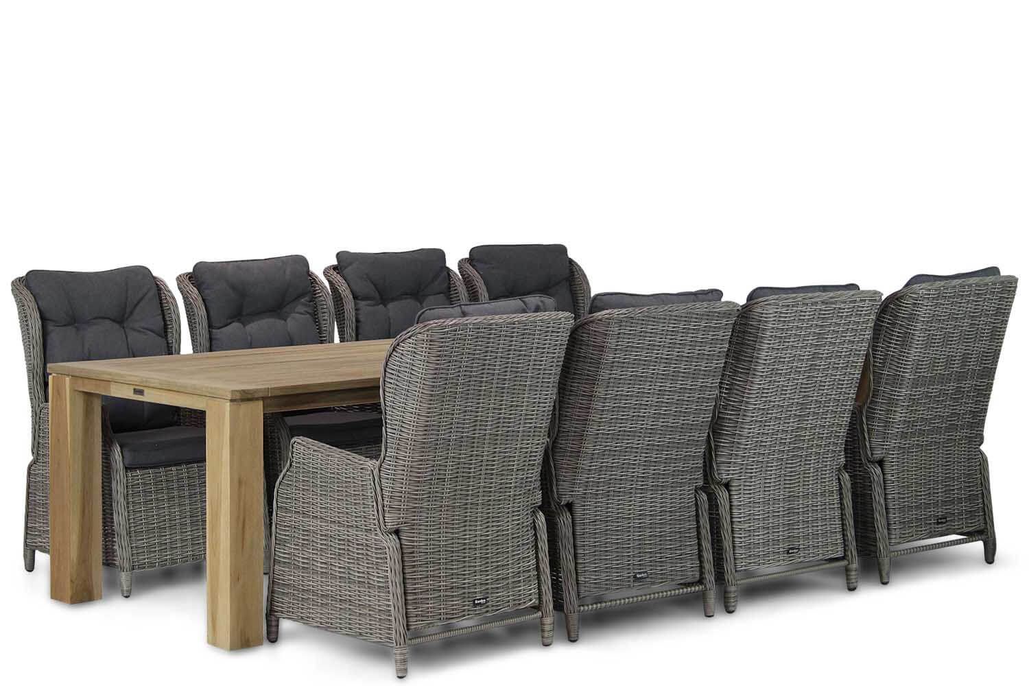 Garden Collections Edingburgh/Brighton 300 cm dining tuinset 9-delig - 7423602924995
