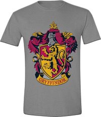 Harry Potter - Gryffindor Crest Mannen T-Shirt - Grijs - XXL