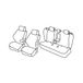 Set Superior Set stoelhoezen - zwart/rood - compatibel met Honda Accord Tourer (12/11>12/13)