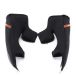 Scorpion Covert-X, coussinets de joue, couleur: Noir, taille: L
