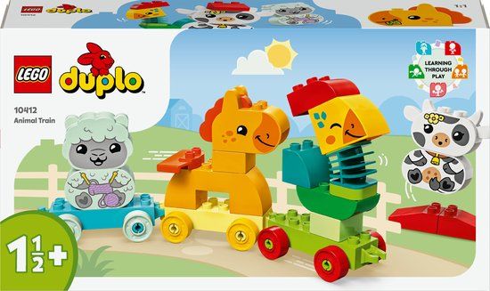 LEGO DUPLO Mijn eerste dierentrein - 10412 - Bouwset - 19 onderdelen