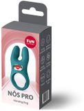 Fun Factory Nos Pro | Vibrerende penisring voor koppels | 2 motoren & 7 vibratieprogramma's | Clitorisstimulatie | IPX7 | USB-C | Petrol