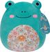 Squishmallows Robert - Aqua Frog W/ Floral Belly 19cm Plush