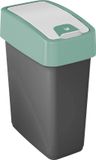 Keeeper Afvalemmer met Plooideksel Premium - Zachte touch - 10 L - groen