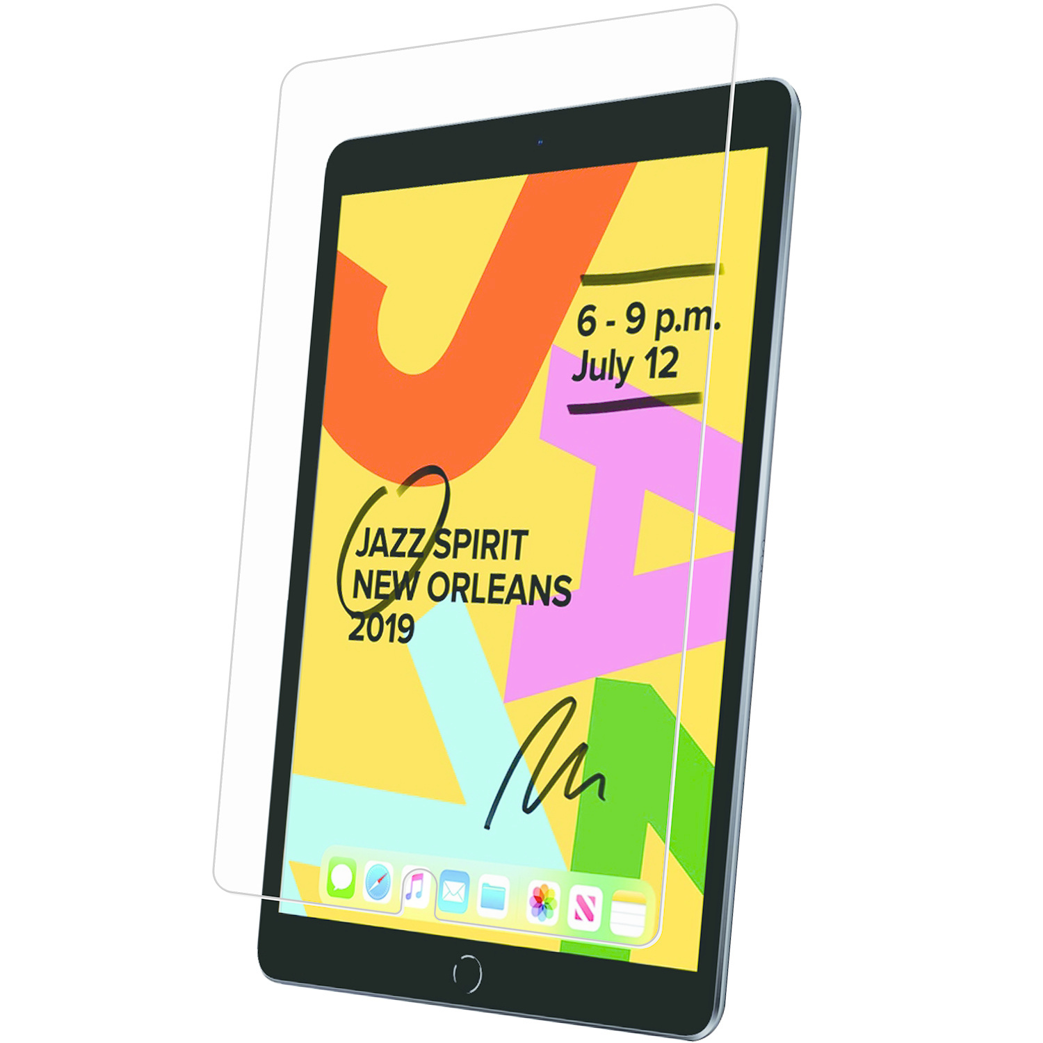 Accezz Glass Screenprotector voor de iPad 10 2 2019