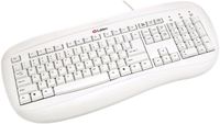 Labtec Standard Keyboard - AZERTY - PS/2 - White