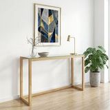 Console plateau en verre