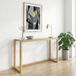 Console plateau en verre
