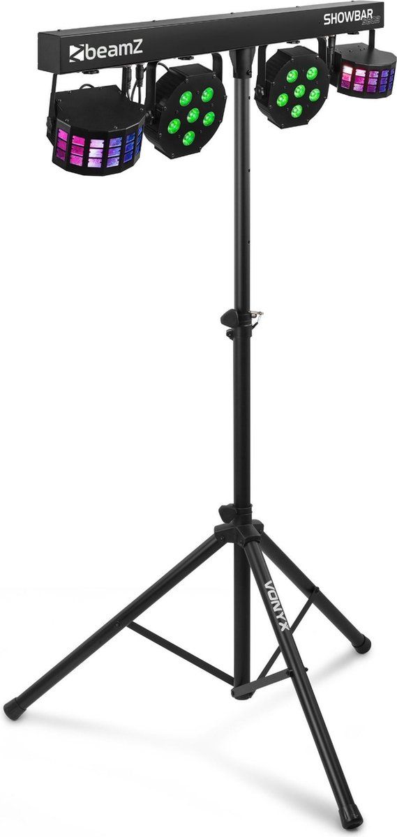 BeamZ SB02 - Accu Lichteffect ShowBar met Statief, T-Bar en Afstandsbediening