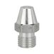 Riegler 114344-105/5 stand.mondstuk ø1,5 mm, M12x1,25, blaaspistolen aluminium/gegoten aluminium ver, 1 stuk