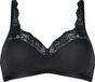 Sloggi Romance Behatop - Zwart - Maat 80B