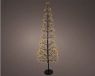 Lumineo microled boom | 624 LED | 1.5 meter | zwart/klassiek warm