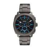 Fossil FS6098 Heren Horloge 44mm Grijs Staal Analoog Quartz