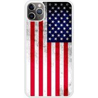 Apple iPhone 11 Drapeau usa Verstevigd hoesje met sublimatie bedrukking
