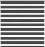 vidaXL Zebra rolgordijn 150x100 cm zwart