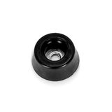 Adam Hall Hardware 4903 M40 AH - set van 40 rubberen voetjes 20 x 9 mm zwart in zak