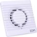 EDM Afzuigkap voor badkamer 12W - Ø8cm - 25dB - Wit