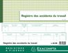 Piqure 24 x 32 cm – register van arbeidsongevallen, 20 pagina's