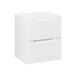 Astral White Meuble sous lavabo, blanc, mat, 50 cm, 2 tiroirs, fraisé