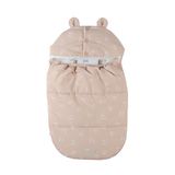 NOUKIE'S - Waterafstotend engelennest - Beige - Savanne motief - Tot 4-5 maanden