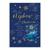Regal Publishing Moderne kerstkaart neef - 9 x 6 inch, C85563