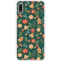 Huawei Beschermende siliconen hoes compatibel met Y6 2019 kerstboom