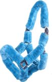 QHP Halster Alaska met bont - maat Pony - antraciet/sky