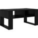 Table basse chêne noir 92 x 53 x 45 cm bois d'ingénierie
